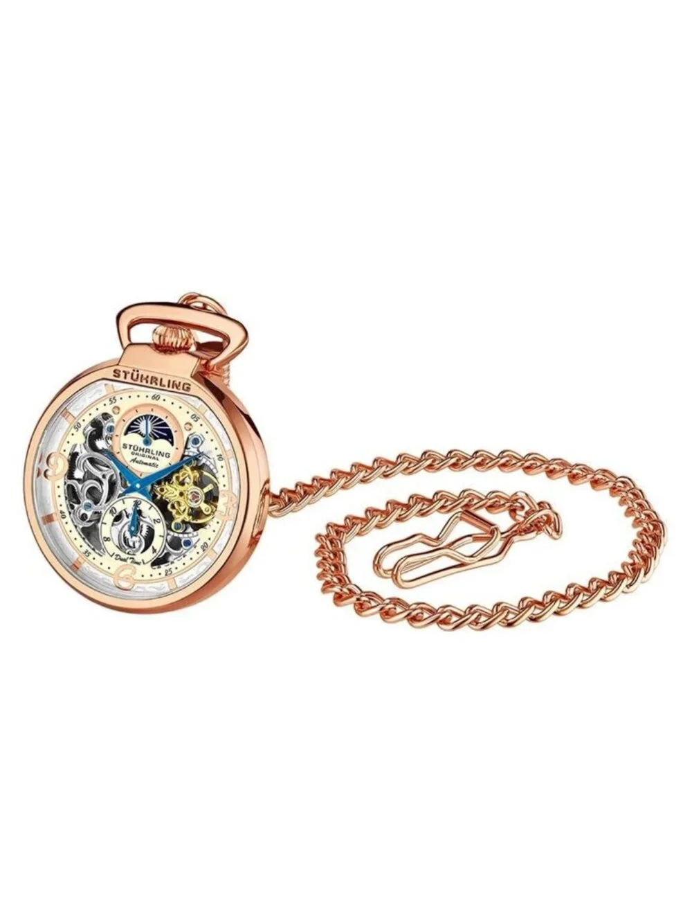NWT Stuhrling Original Legacy Automatic Champagne Dial Men's Watch